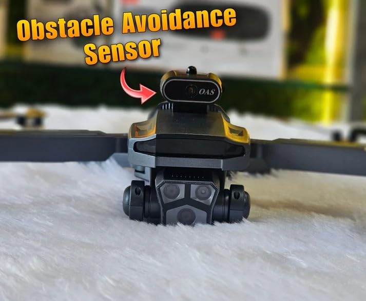 P18 Pro 4K Drone with HD Camera | Foldable Quadcopter with Obstacle Avoidance Optical Flow Positioning & Long-Range Control | Photography