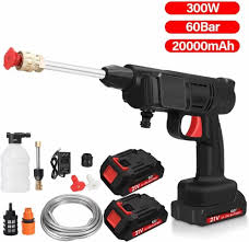 Portable High-Pressure Automatic Car & Bike Washer, Compact Pressure Washer for Efficient Cleaning 300W