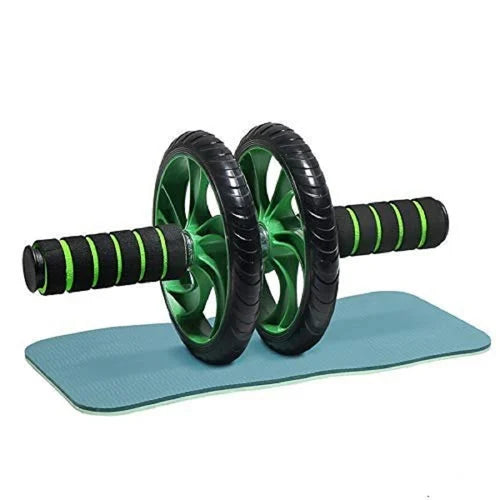 MCP Dual Wheel Ab Roller with Thick Knee Pad