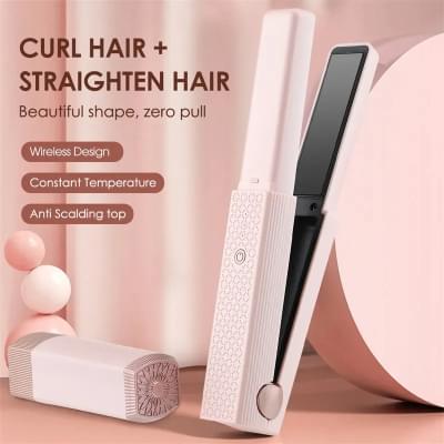 2-in-1 Hair Curler and Straightener