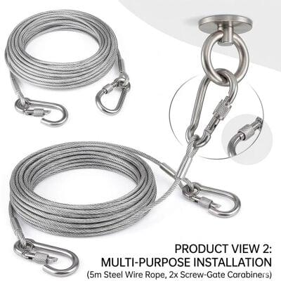 10-Meter Stainless Steel Drying Wire