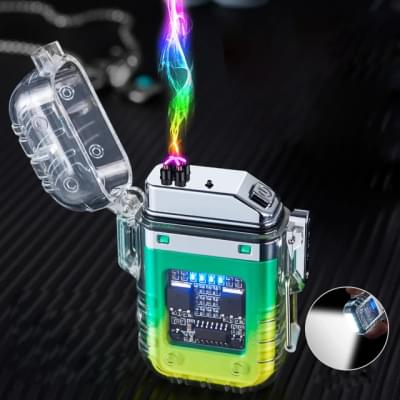 Transparent Lighter with Integrated Torch