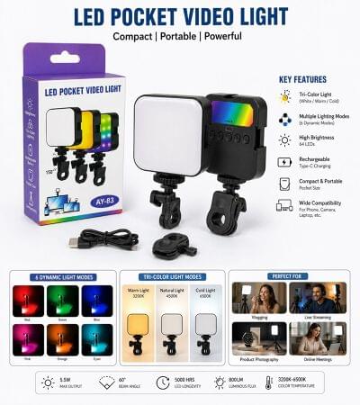 RGB Selfie Ring Light