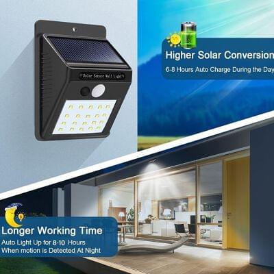 Solar Rechargeable LED Emergency Light