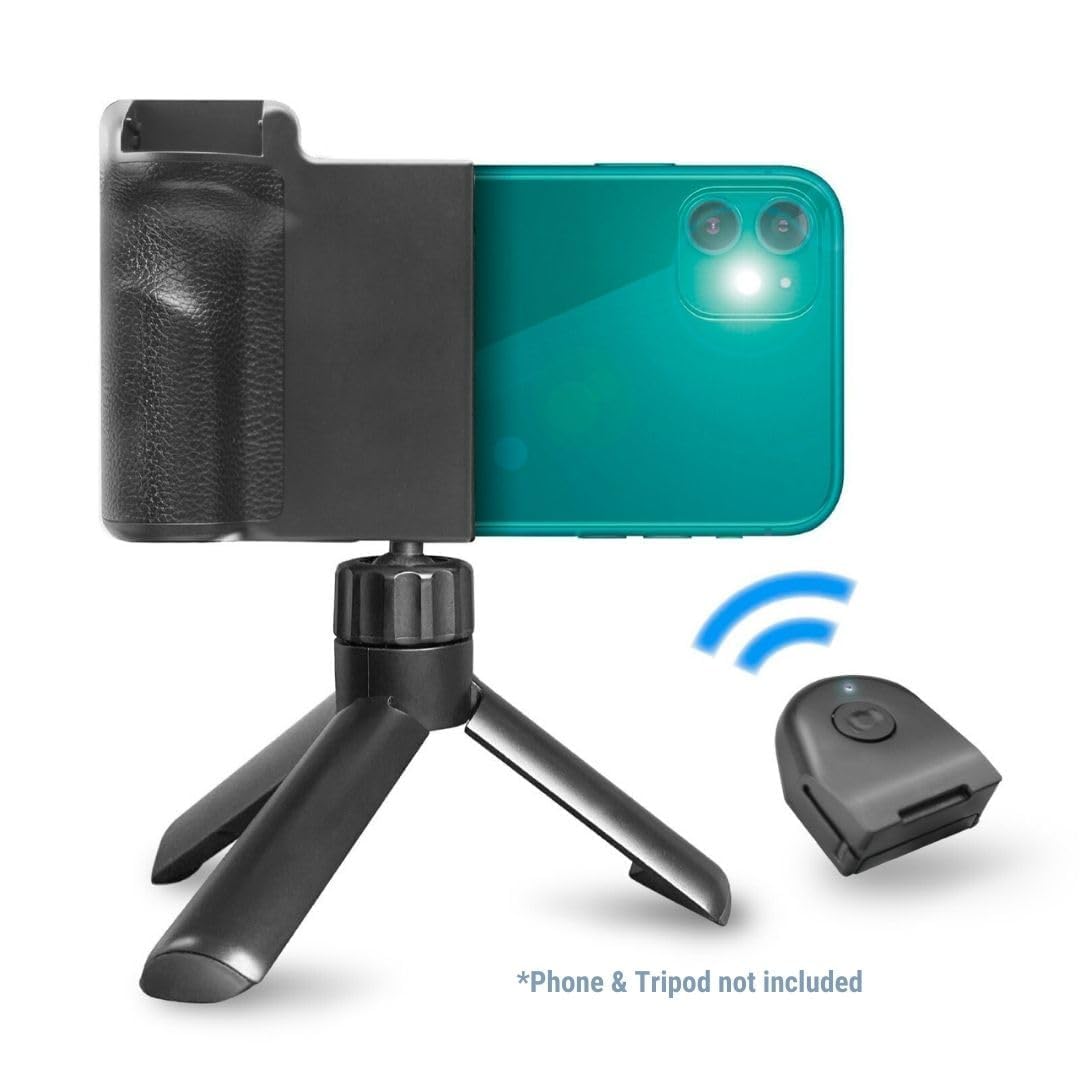 WeFly Q08 Gimbal Stabilizer for Smartphone with Extendable Bluetooth Selfie Stick and Tripod, Multifunction Remote 360 Degree Automatic Rotation, for iPhone/Android