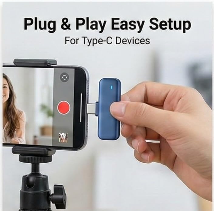 Q8 Wireless Microphone for Reels & Shorts