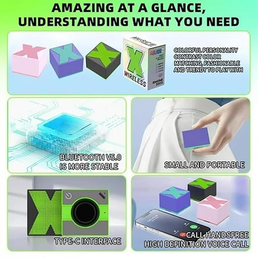 Mini 5W Wireless Bluetooth Mini Speaker with Loud Sound, 40mm Driver, Bluetooth V5.1 Strong Connectivity, Pocket Friendly Design (Pink)