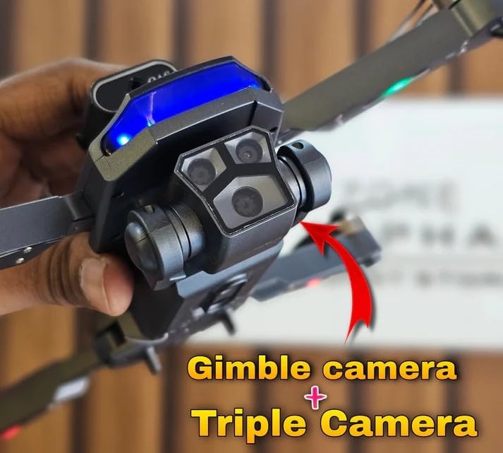 P18 Pro 4K Drone with HD Camera | Foldable Quadcopter with Obstacle Avoidance Optical Flow Positioning & Long-Range Control | Photography