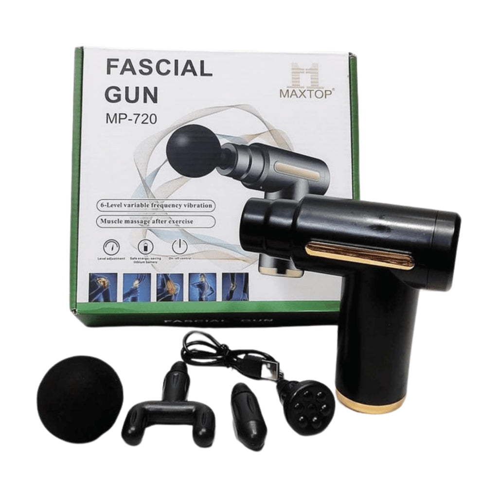 4in1 Facial Massage Gun, 6 Speed Levels