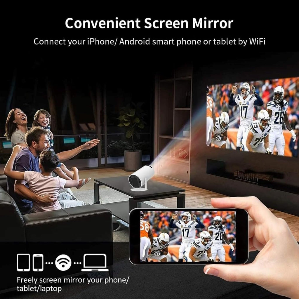 Smart Projector with Android 11 HD  1080P 4k