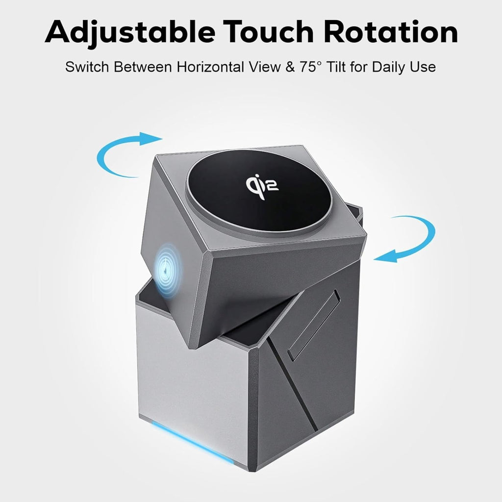 Qi2 Certified 3-in-1 Magnetic Mag-Safe Wireless Charging