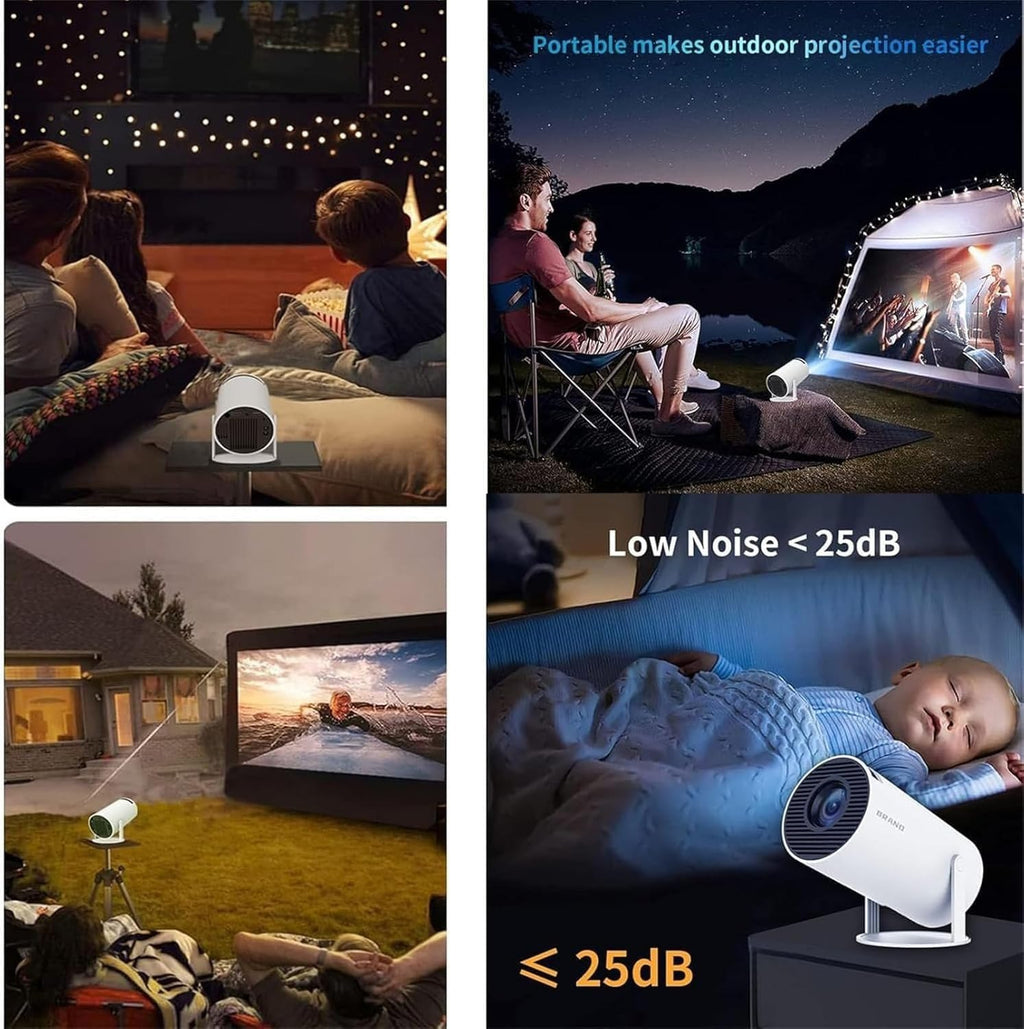 Smart Projector with Android 11 HD  1080P 4k