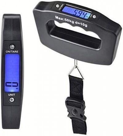 TRIXES Portable Digital Luggage Scales  50kg  Weight Measure